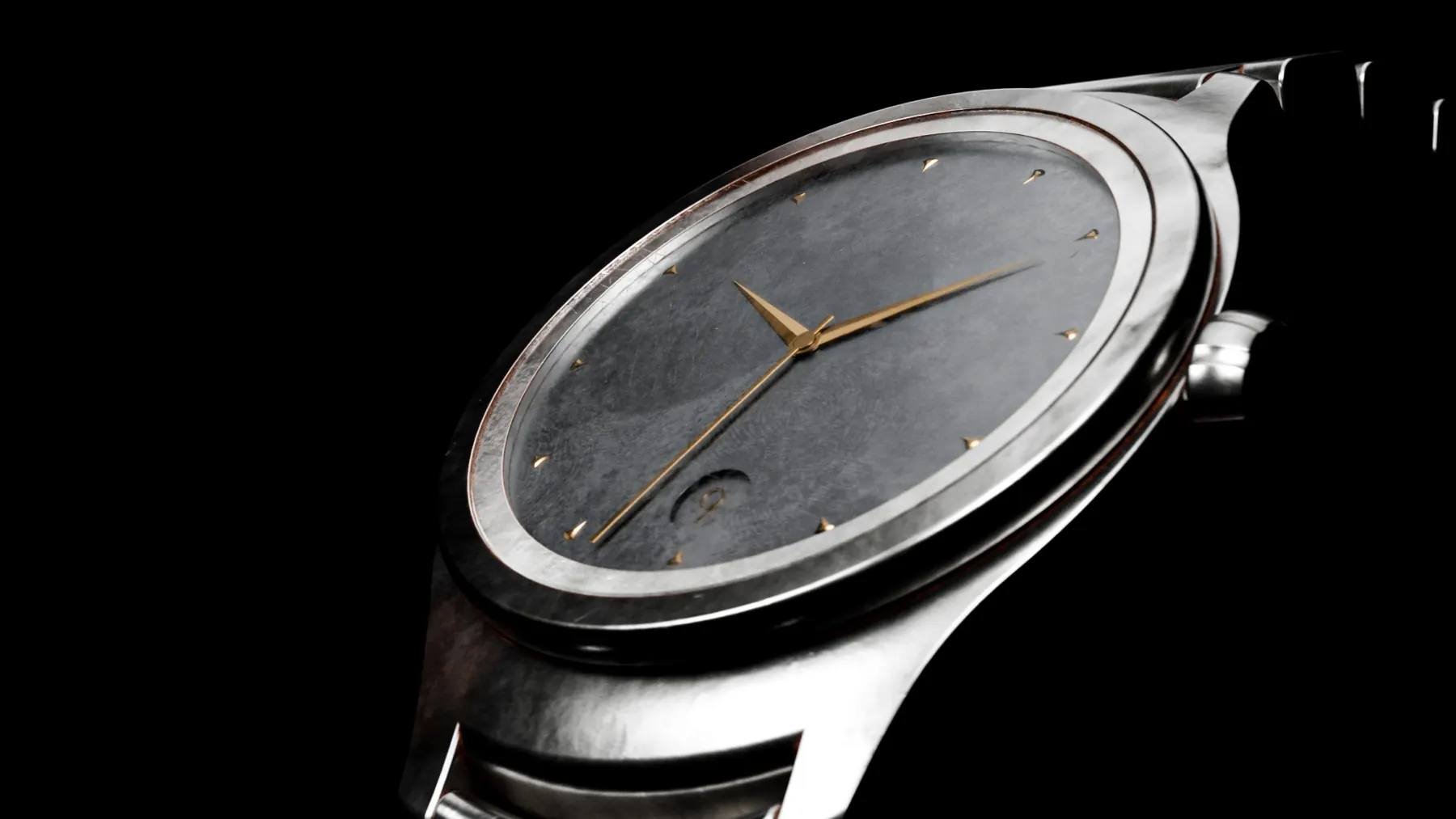 Photorealistic 3D visualisation of a wristwatch