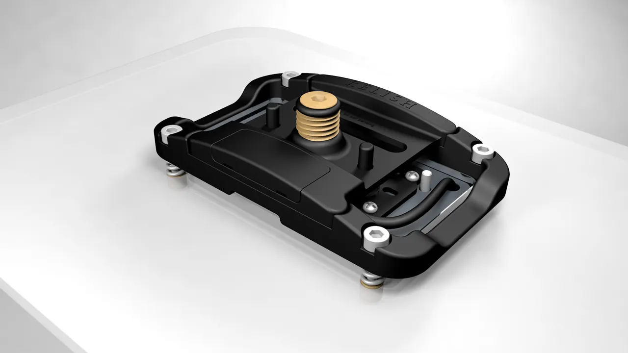 Pickup swapping mount for electric guitars – 3D visualisation