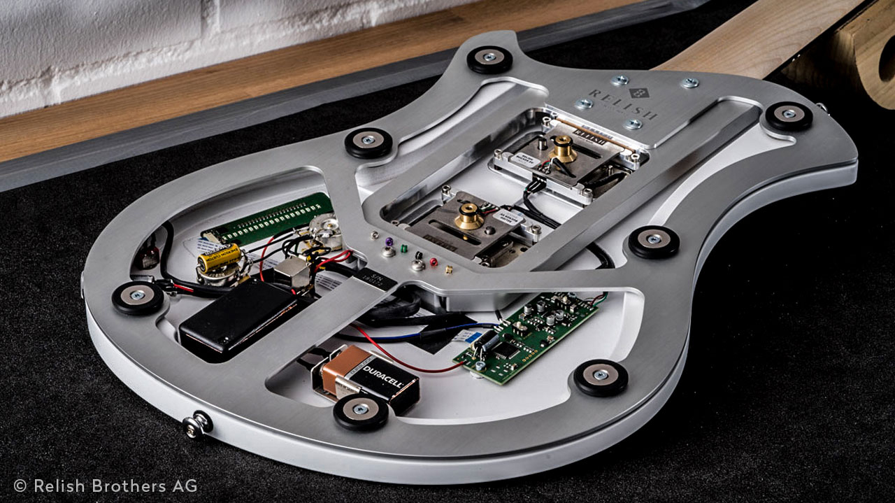 Relish Guitars Switzerland innovative Sandwich Konstruktion